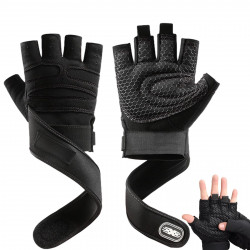 Gants de Musculation - Grip Anti-Dérapant & Protection Paumes